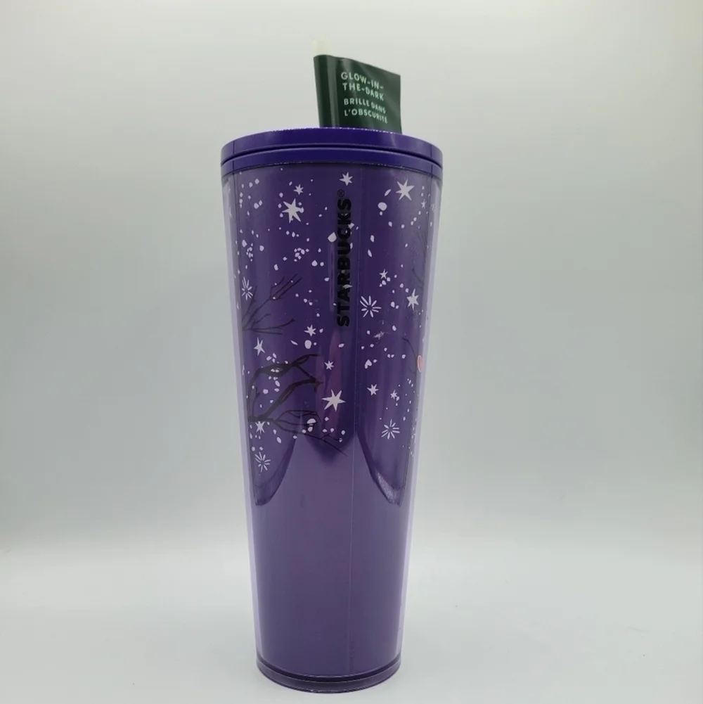 Starbucks Glow in the Dark Halloween Spooky Tree Eyes Venti Tumbler